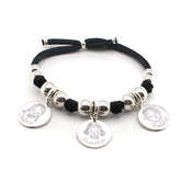 SARA - customizable bracelet with 15mm silver medals